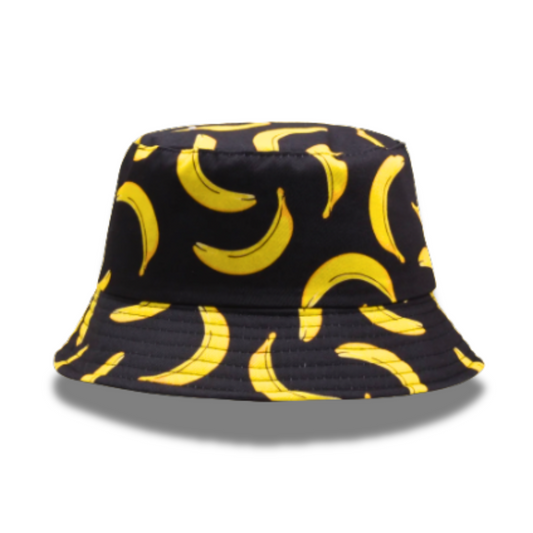 Gone Bananas Bucket Hat Black