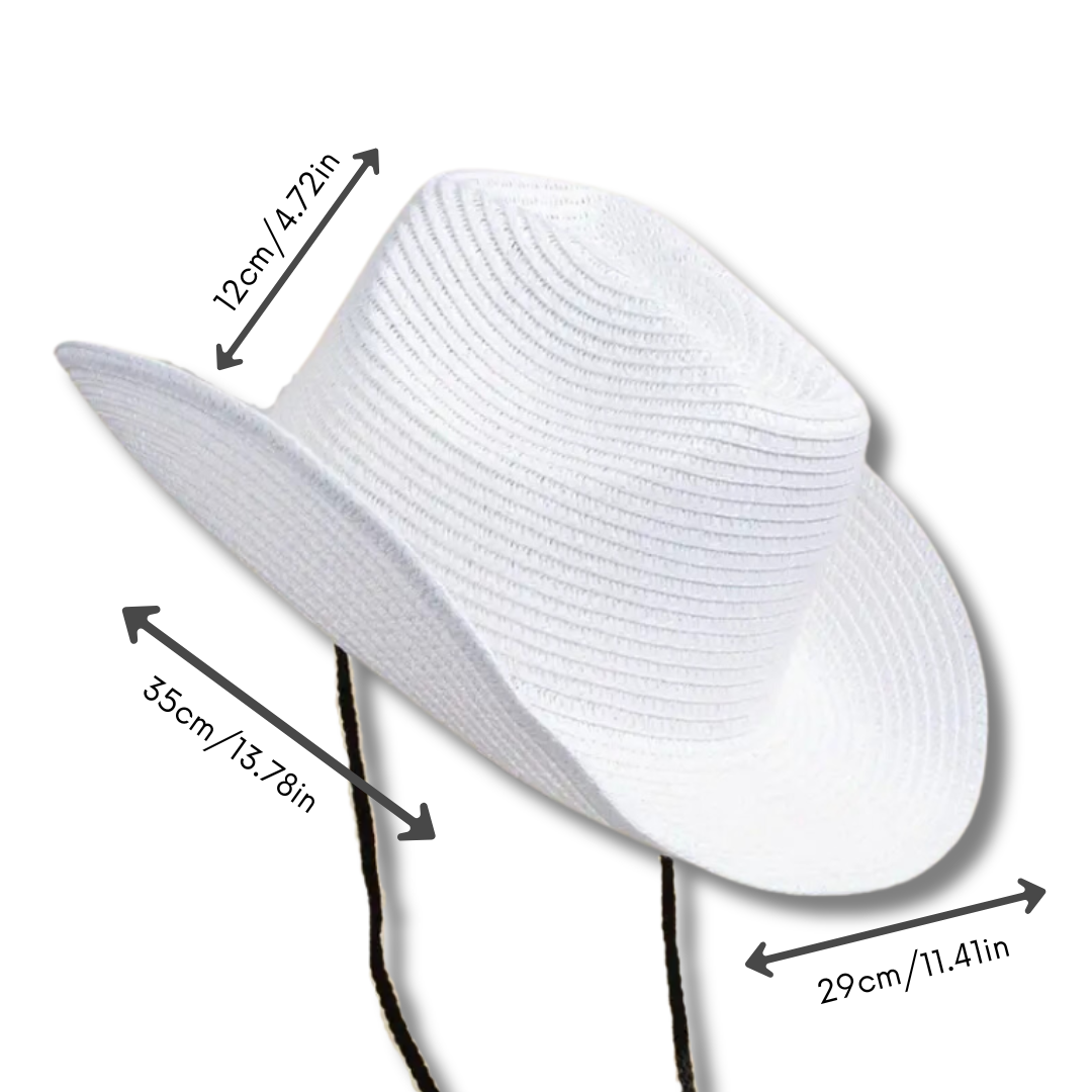 GAVILAN Cowboy Hat- White (FREE SHIPPING)