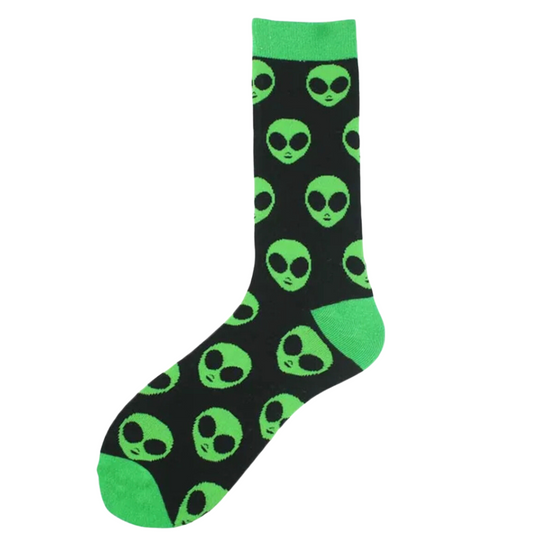 Green Alien Sock