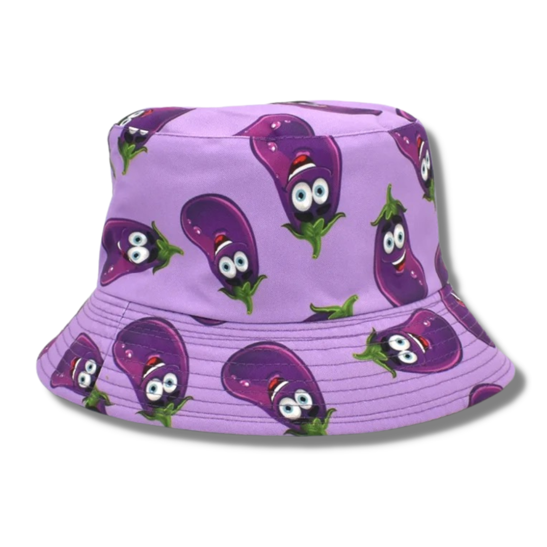 Eggplant Bucket Hat Purple