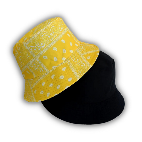 Bandana Bucket Hat Yellow