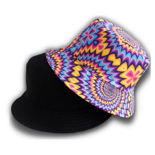 Groovy Bucket Hat  Blue/Yellow