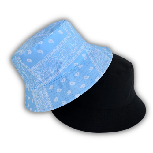 Bandana Bucket Hat Sky Blue