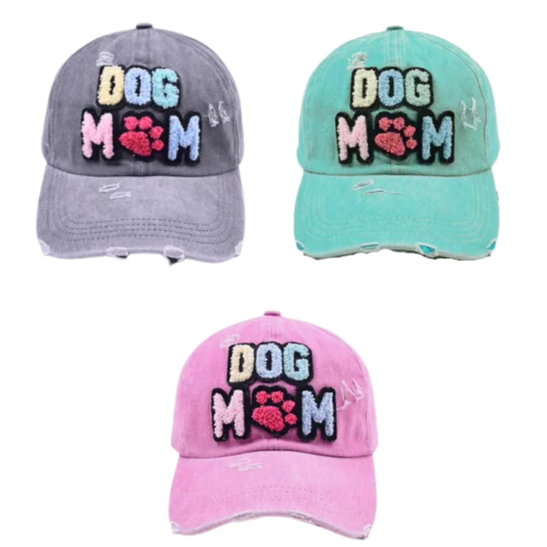 Pink Dog Mom Baseball Cap (FREE SHIPPING)