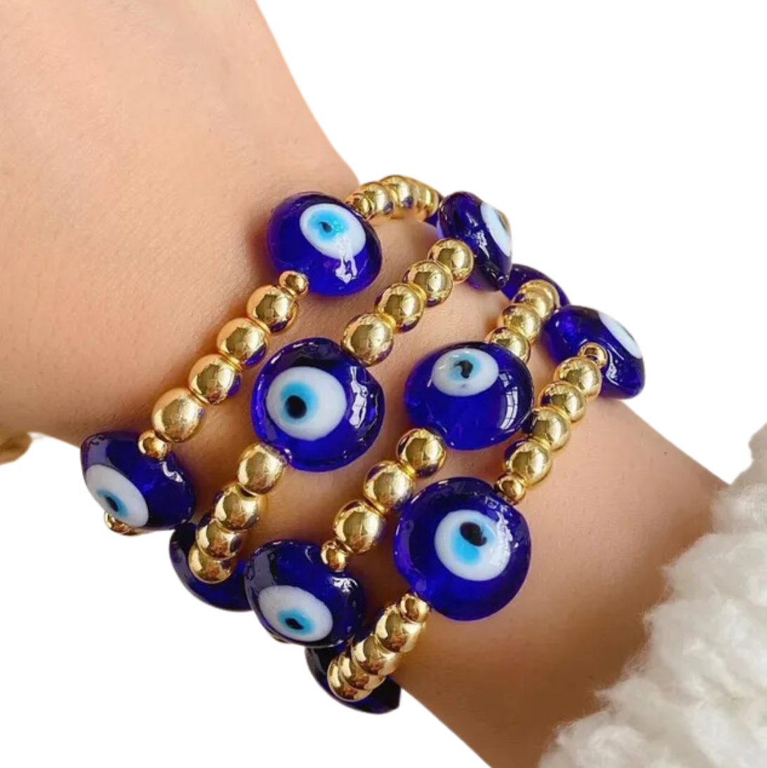 Grand Evil Eye Bracelet (18K Gold Plated- FREE SHIPPING )