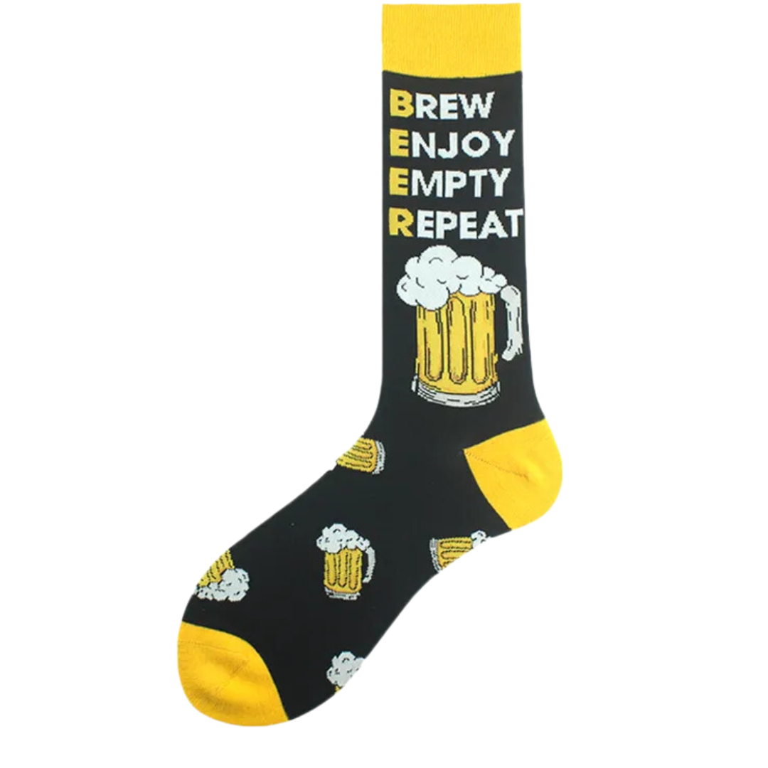 Brew Beer Funky Socks