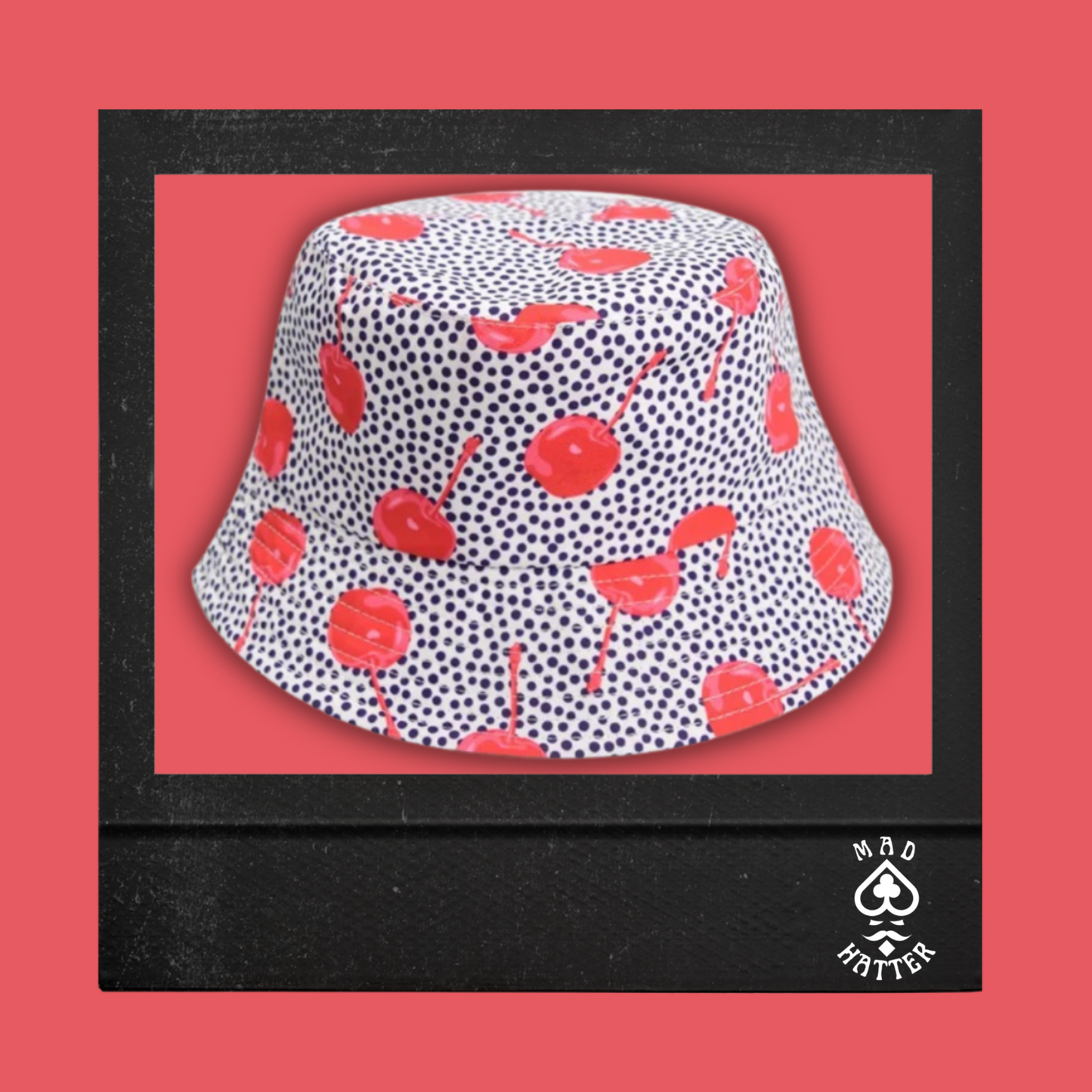 Spotted Cherry Bucket Hat